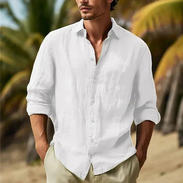White Nile Men's Linen Shirt