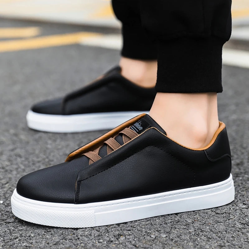 Handgefertigte Leder-Sneaker