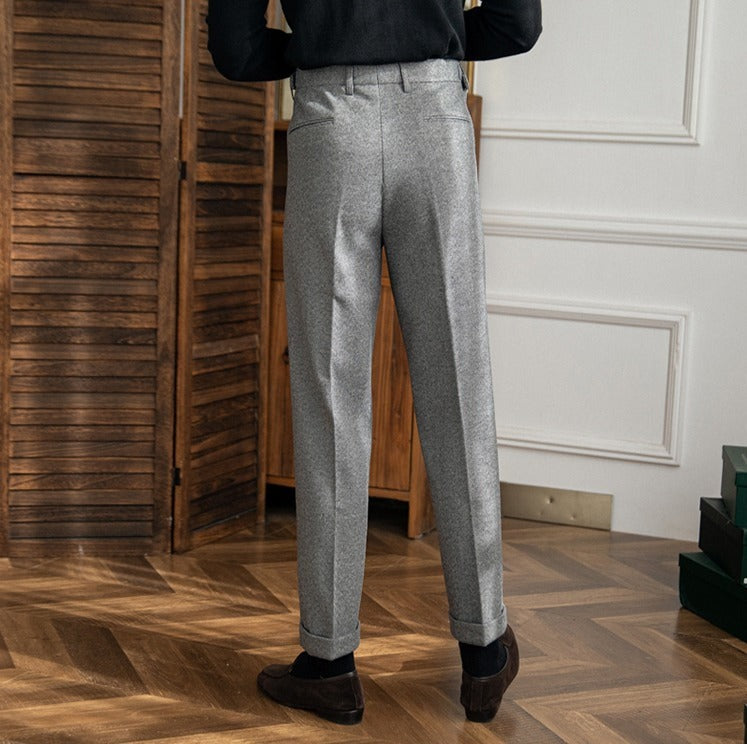 Hahnentritt Edinburgh Gerade Passform Hose
