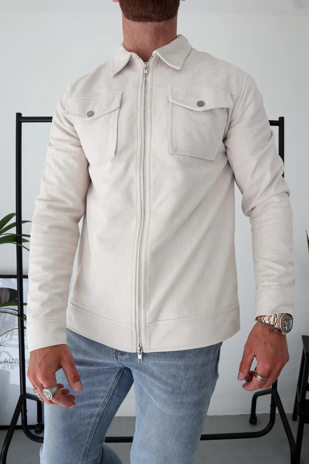 Veste en daim Ascot