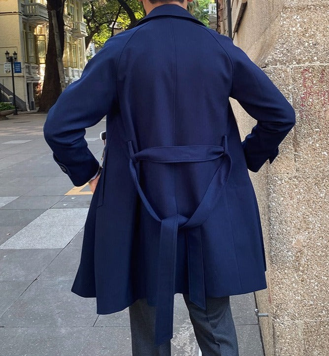Roma taillierter Trenchcoat aus Wollmischung