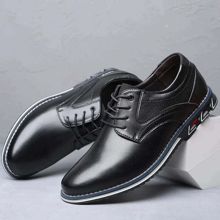 Herren Leder Oxfords