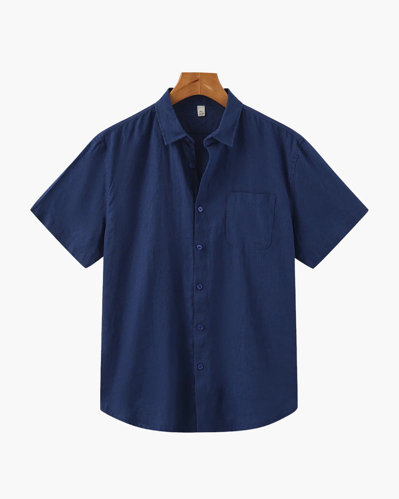 Cape Town - Chemise en lin (Manches courtes) | Obtenez des lunettes de soleil Old Money gratuites