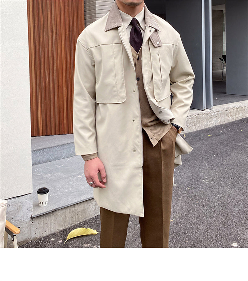 Windsor Corduroy Kragen Windbreaker Jacke