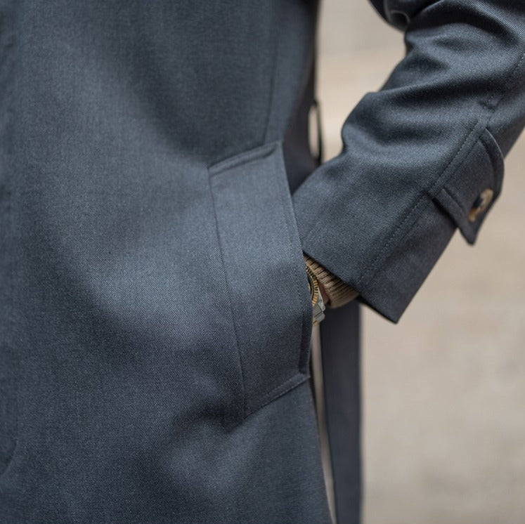 Roma taillierter Trenchcoat aus Wollmischung