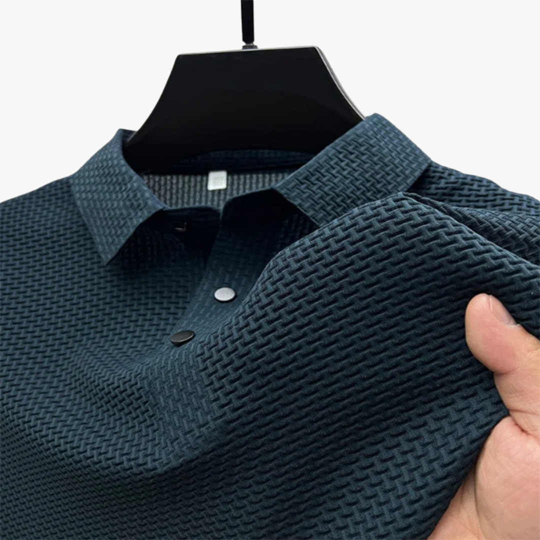 Vier-Jahreszeiten Waffelstrick Polo