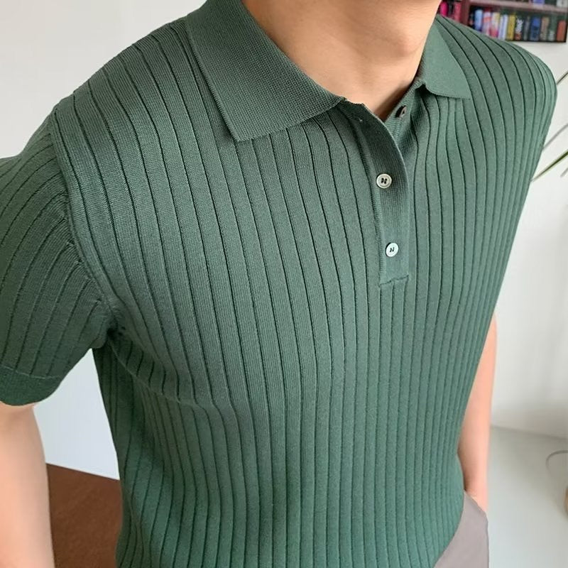 Amalfi gestricktes Polohemd