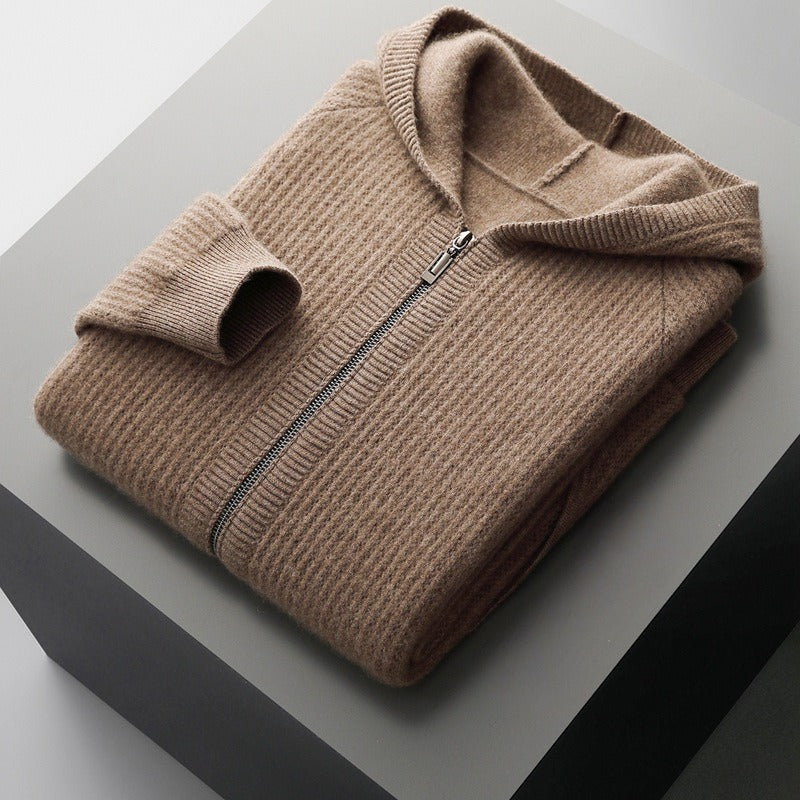 Sweat à capuche en laine LANCA