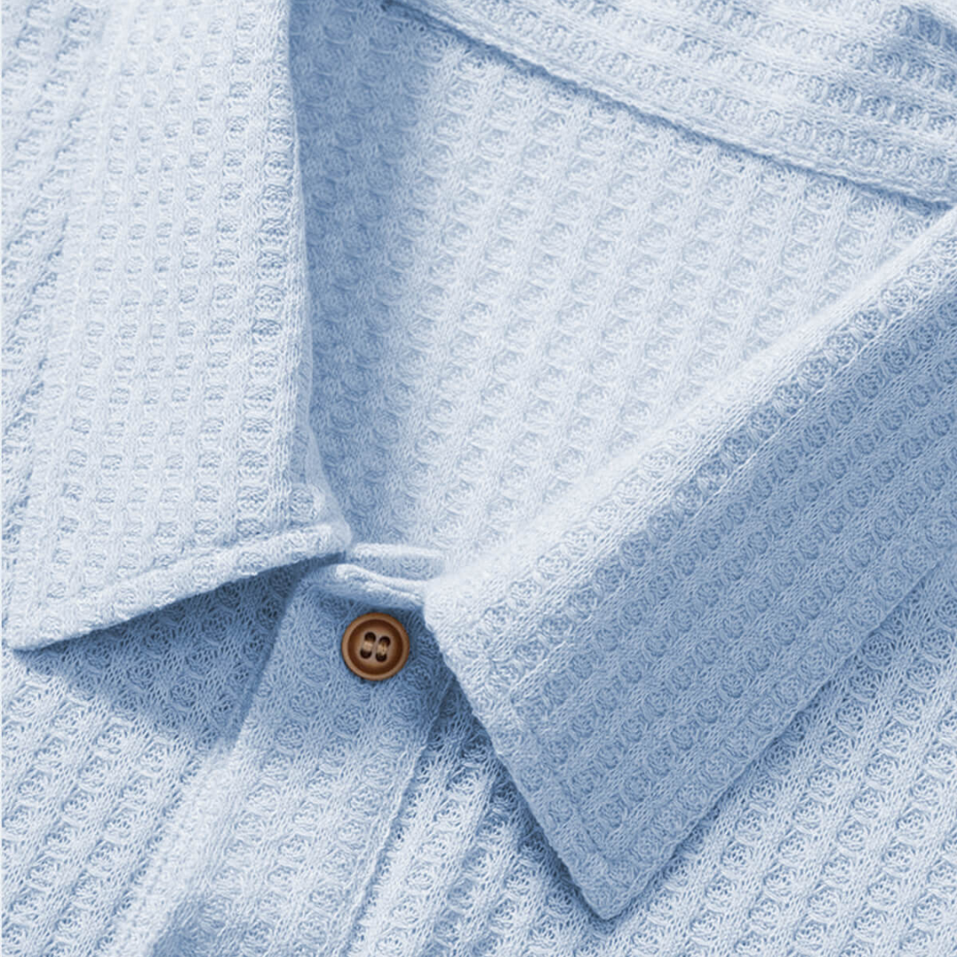 Küsten-Waffelstrick-Polo
