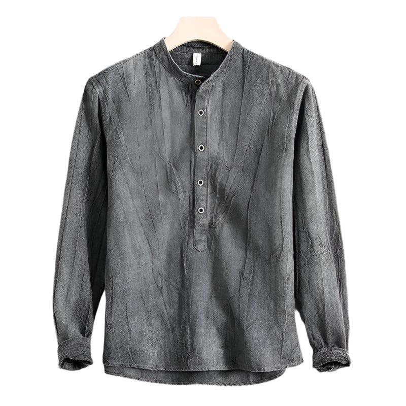 Herren Leinenhemd Cove Stil