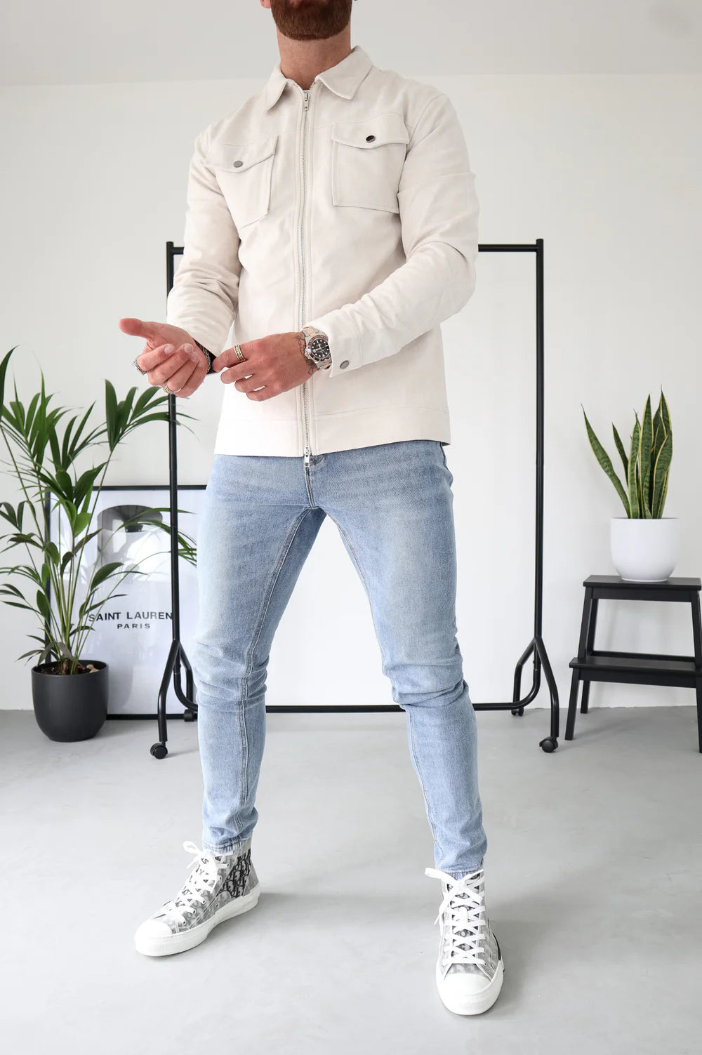 Veste en daim Ascot