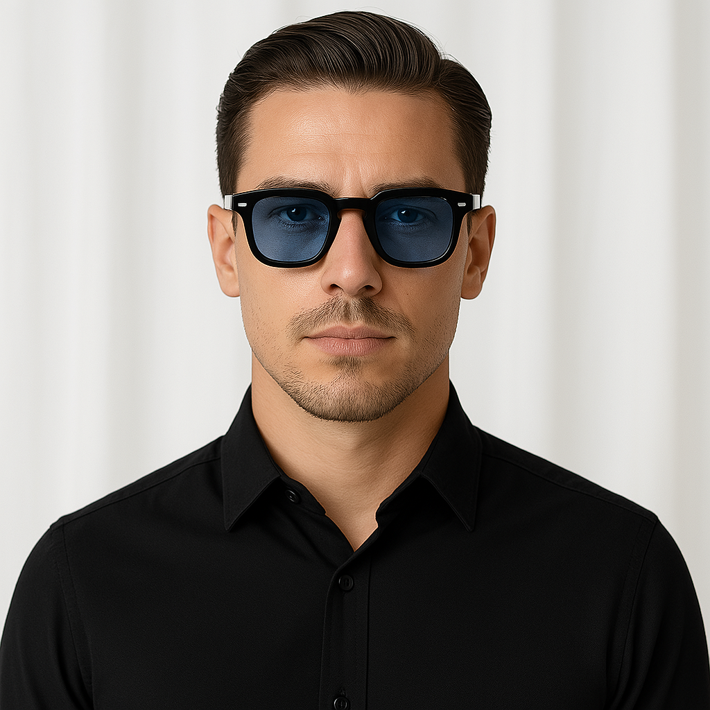 Sommer Polygon Sonnenbrille – UV400 Schutz für Männer