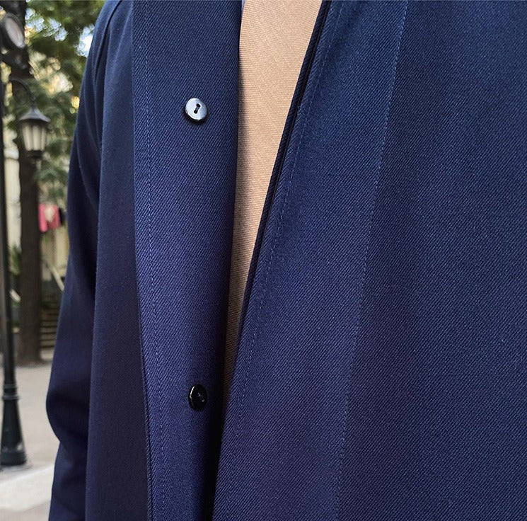 Roma taillierter Trenchcoat aus Wollmischung