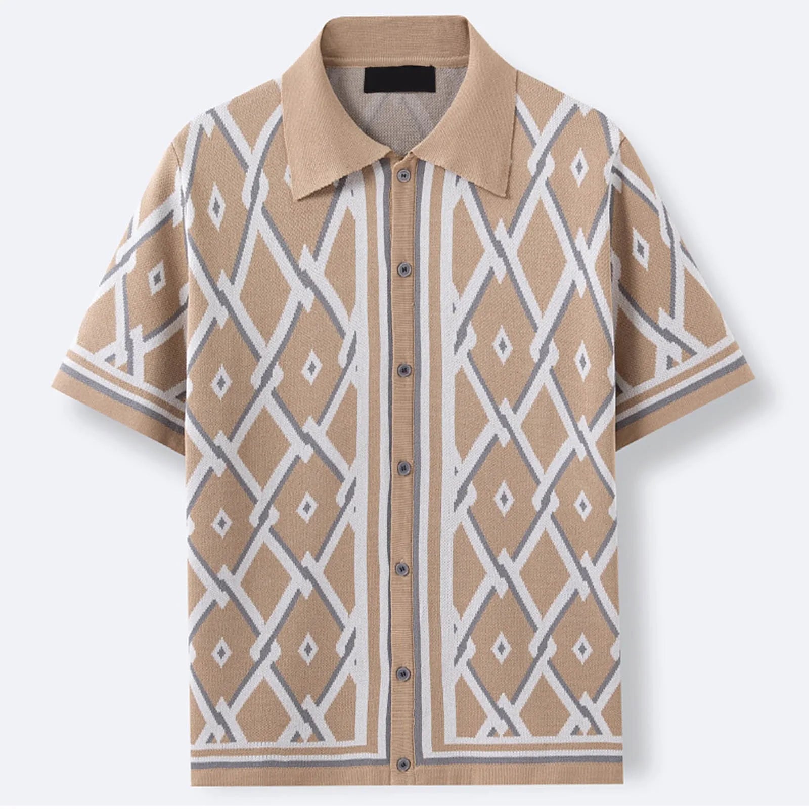 Toscano Strick-Poloshirt