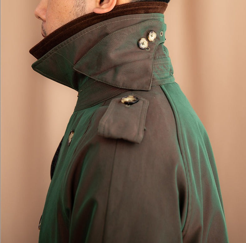 Tivoli Gürtel Doppelreihiger Vintage Trenchcoat