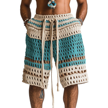 Fayymont | Men's Holiday Braided Beach Shorts