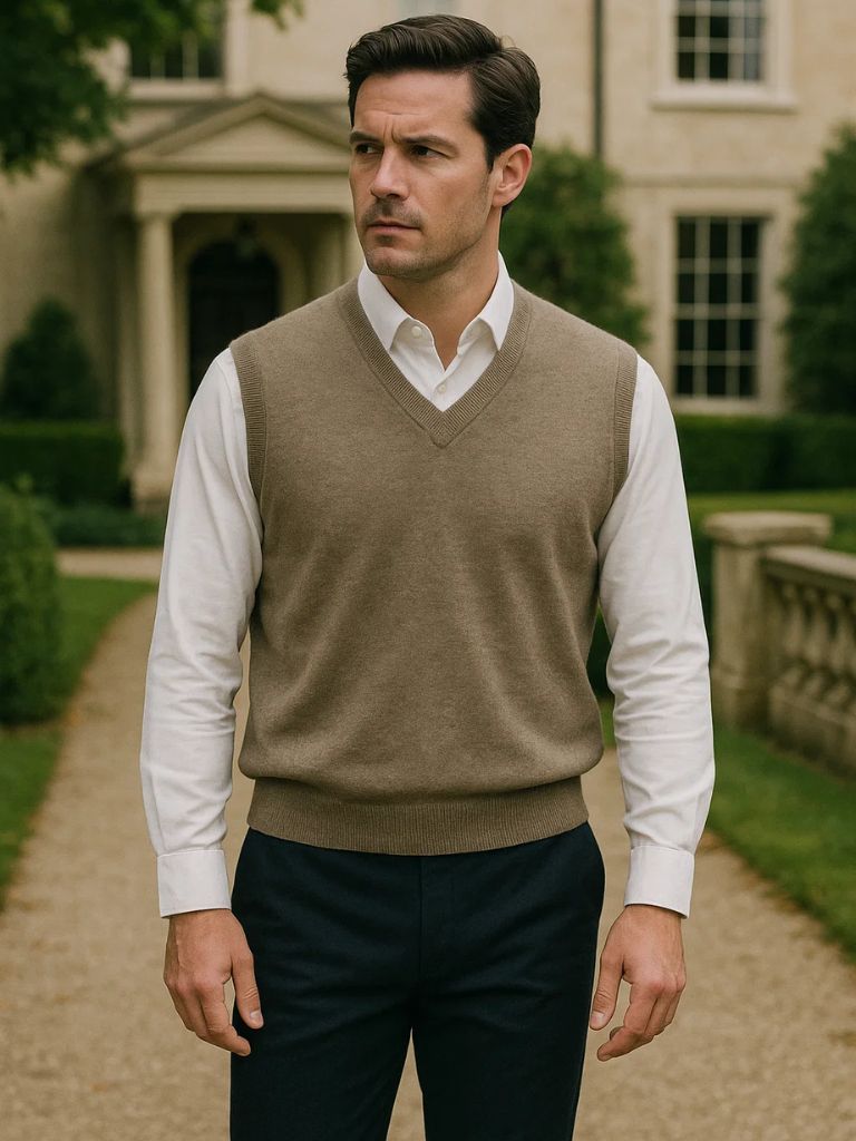 100% Merino Wool Sweater Vest - Fayymont Co