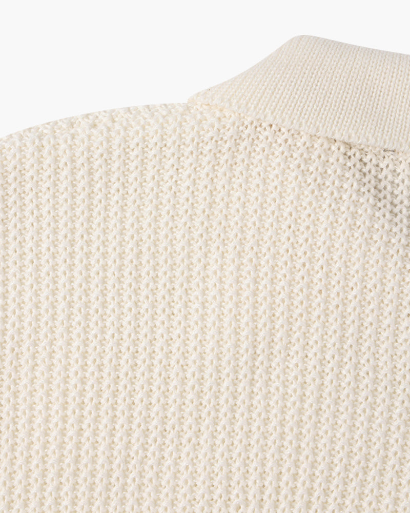 Baumwoll-Reißverschluss-Pullover - Fayymont Co