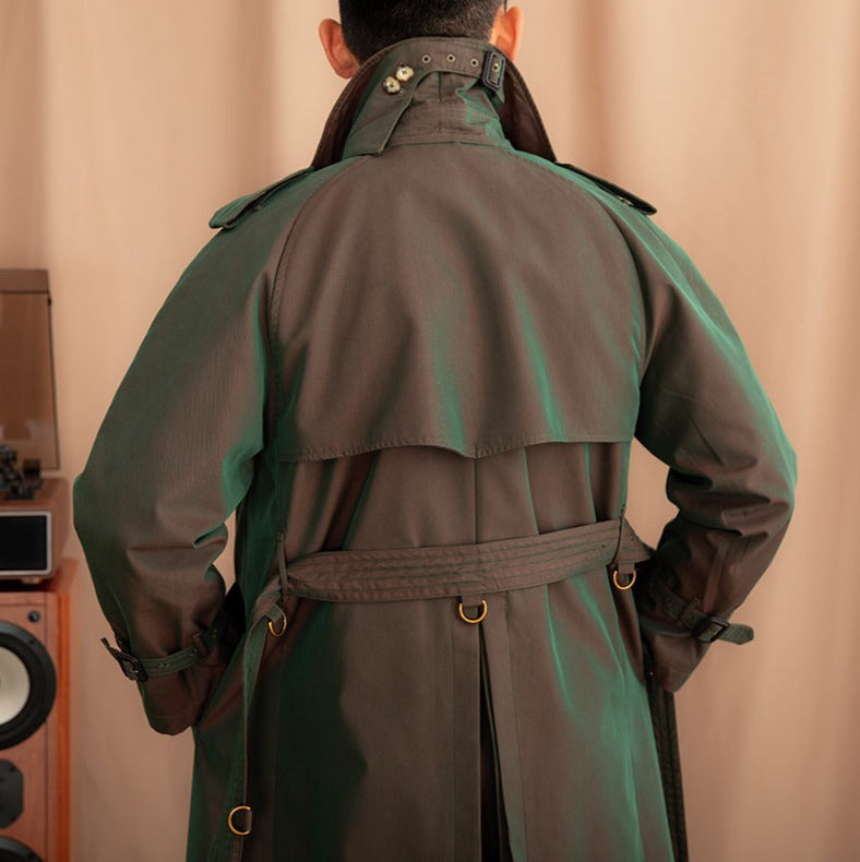 Tivoli Gürtel Doppelreihiger Vintage Trenchcoat