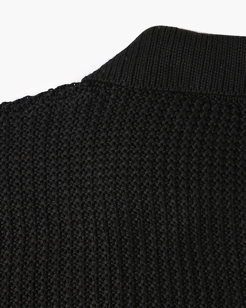 Baumwoll-Reißverschluss-Pullover - Fayymont Co