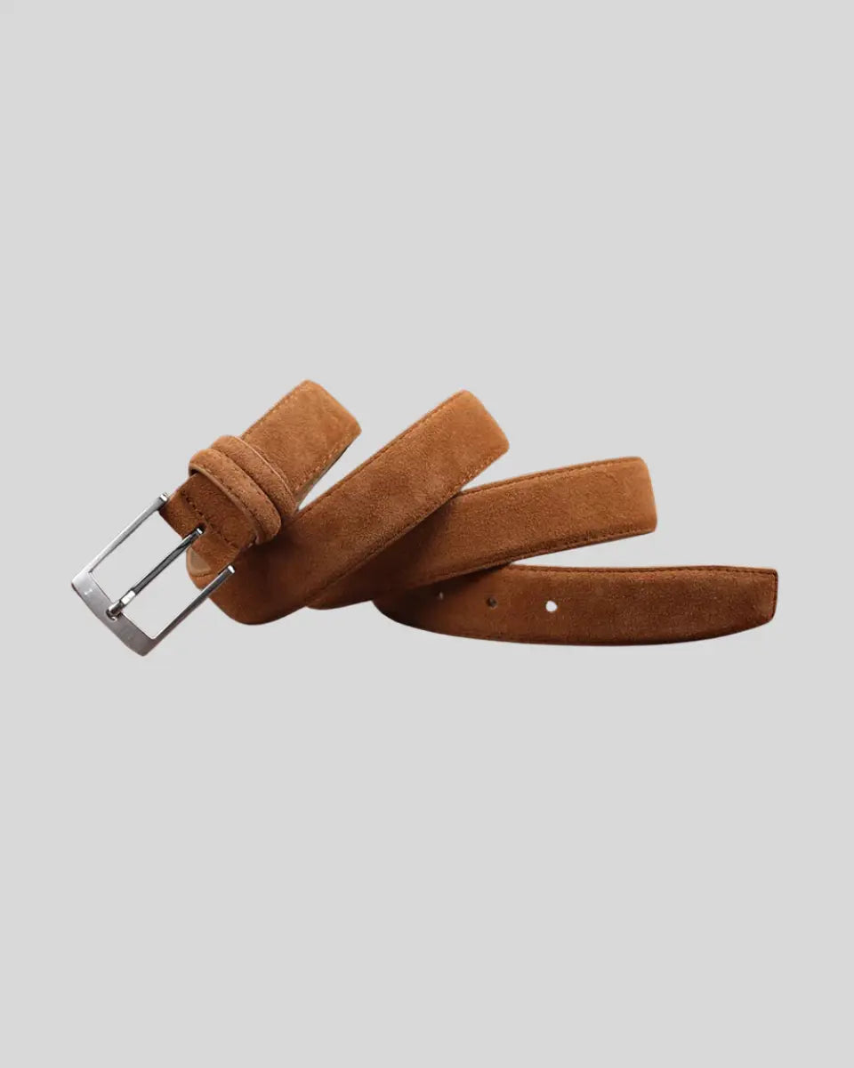 Alte Geld Khaki Wildleder Gürtel