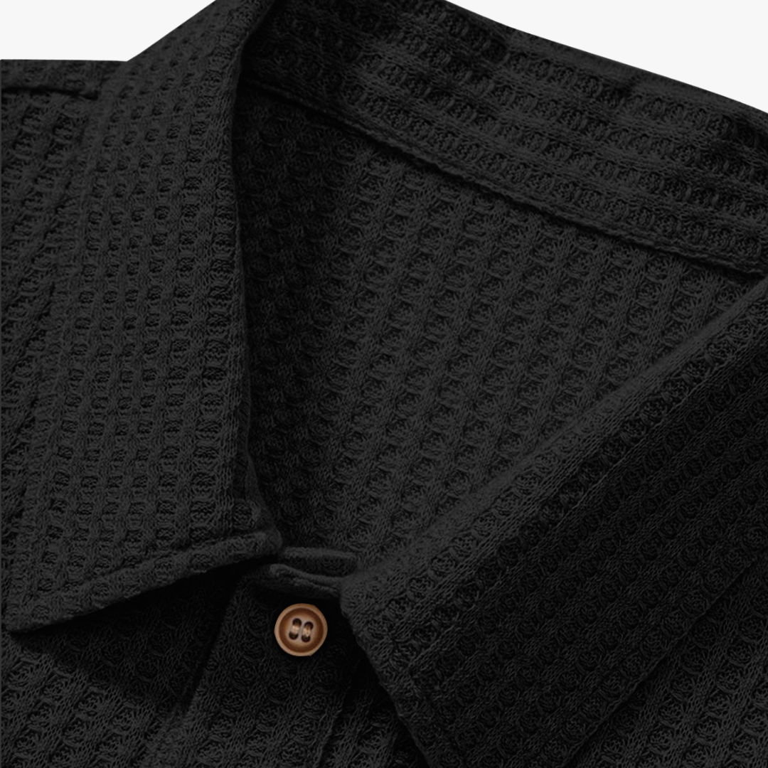 Küsten-Waffelstrick-Polo