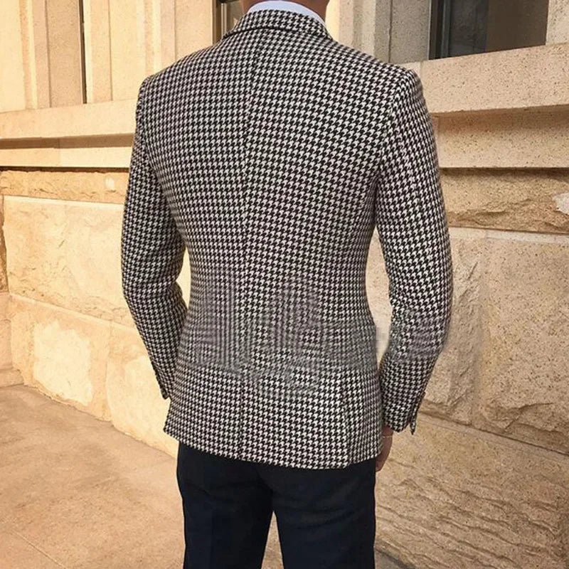 Hahnentritt Erbe Blazer — Taillierte Passform