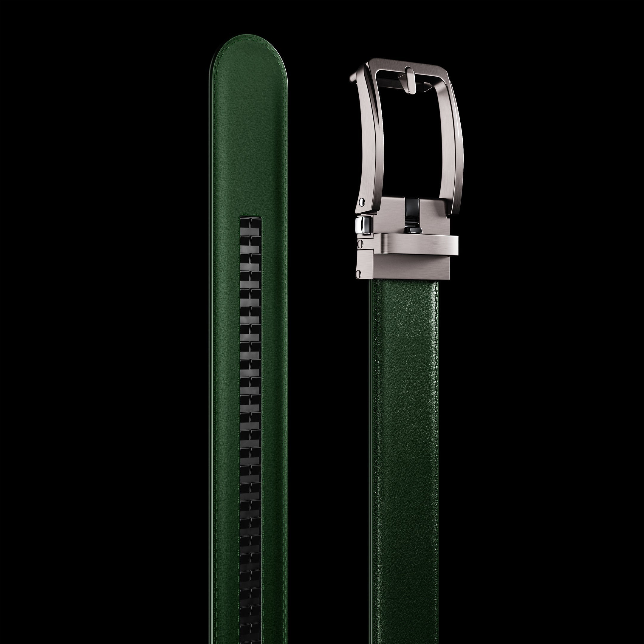 Fayymont Gürtel Twin Pack Grünes Edition | Auto-Ratsche + VaultLine™ RFID
