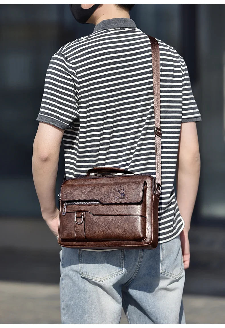 Leder Lehrer Tasche