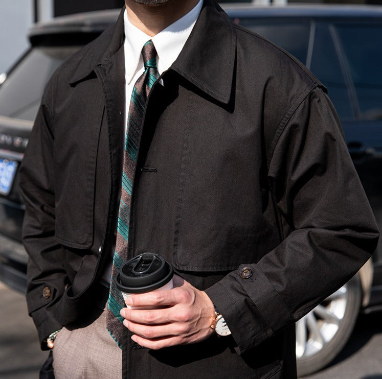 Vintage Bourbon Baumwoll-Trenchcoat