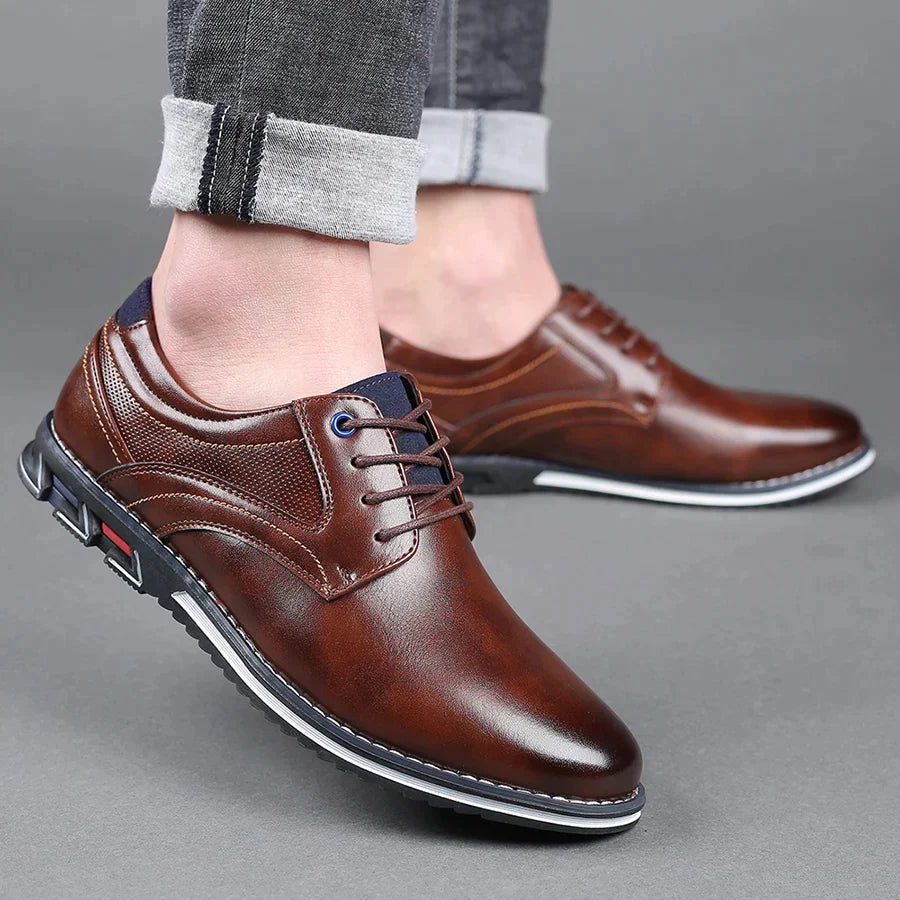 Herren Leder Oxfords