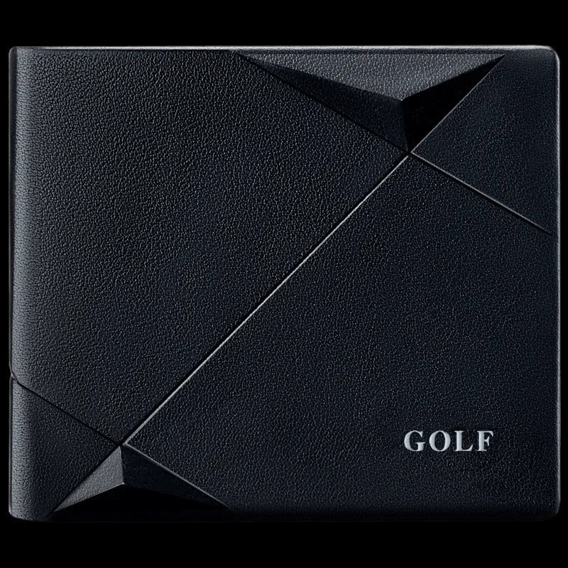 Herren Leder Golf Brieftasche – Schlank & Stilvoll