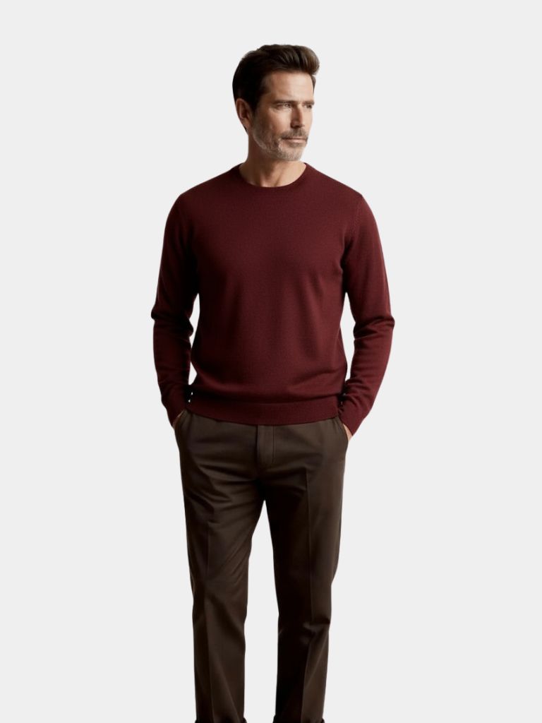 Crew Neck Knitwear Pullover Sweater