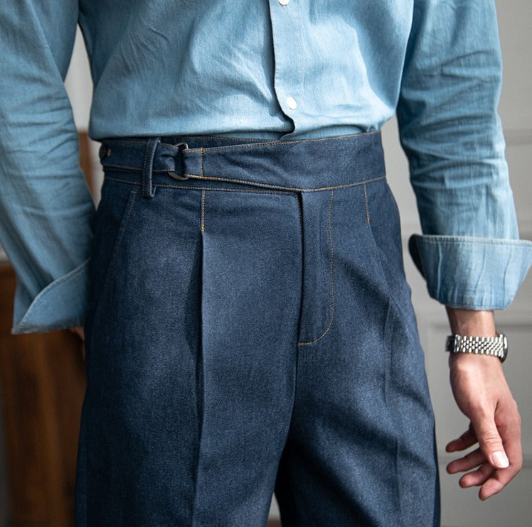 Denim Portovenere Gerade Passform Hose