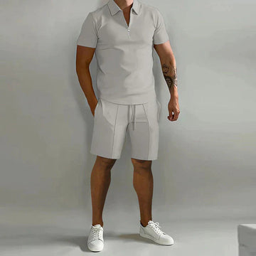 Men's Polo Shirts Set | Luxury Polo and Shorts