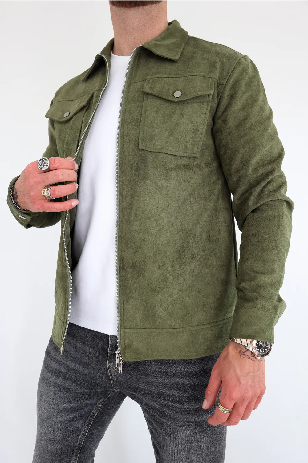 Veste en daim Ascot