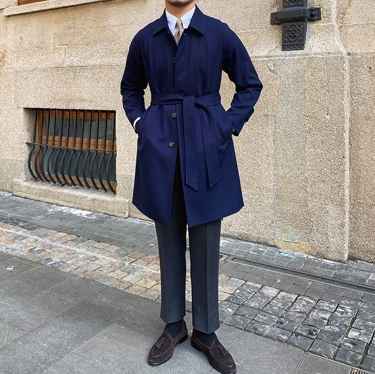 Roma taillierter Trenchcoat aus Wollmischung