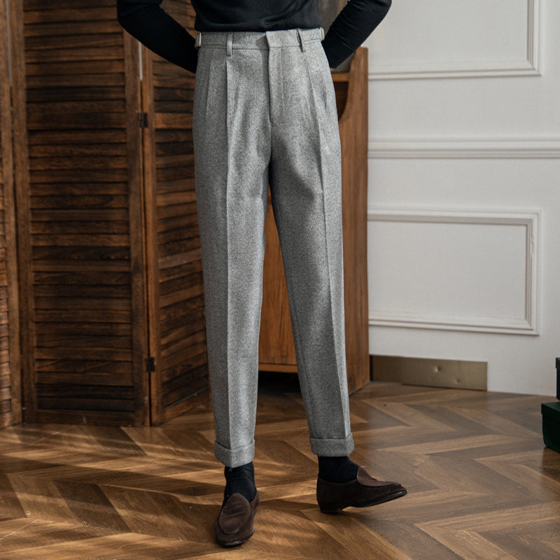 Hahnentritt Edinburgh Gerade Passform Hose