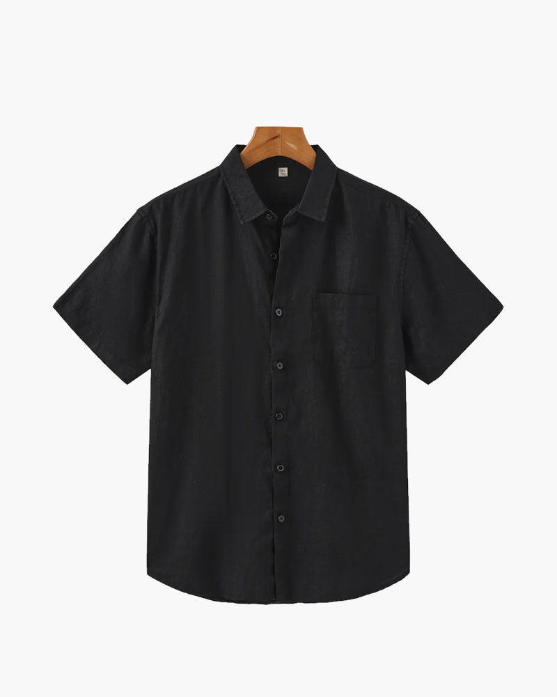 Cape Town - Chemise en lin (Manches courtes) | Obtenez des lunettes de soleil Old Money gratuites