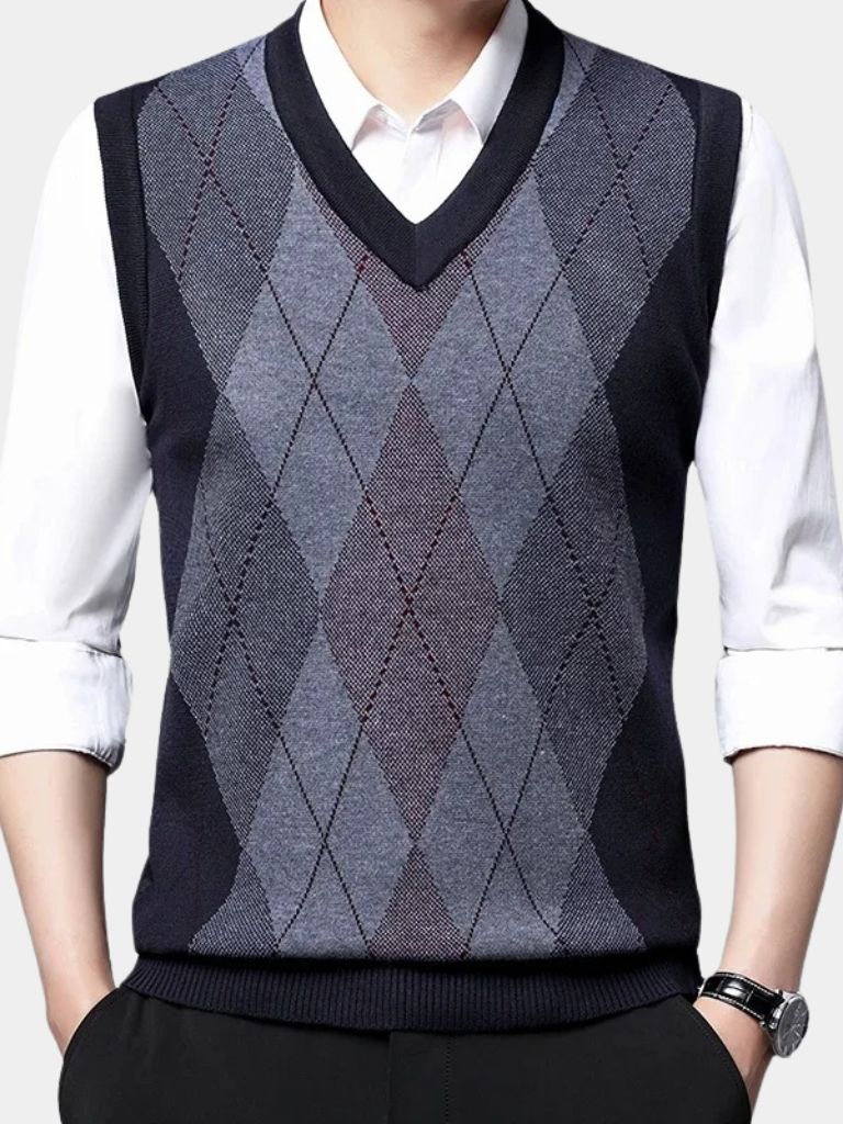 Academic Essential Knit Vest - Fayymont Co