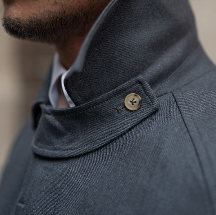 Roma taillierter Trenchcoat aus Wollmischung