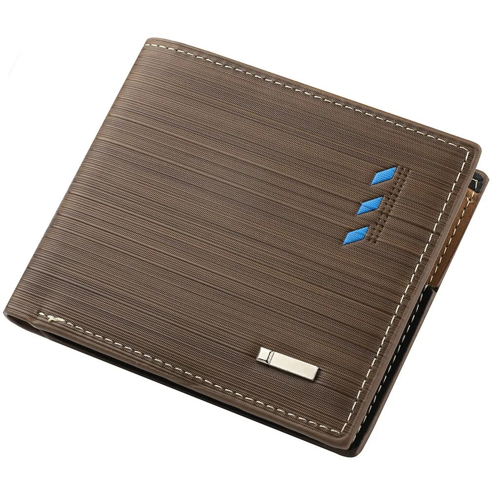 Gestreifte Bifold-Geldbörse – Menelites Edition
