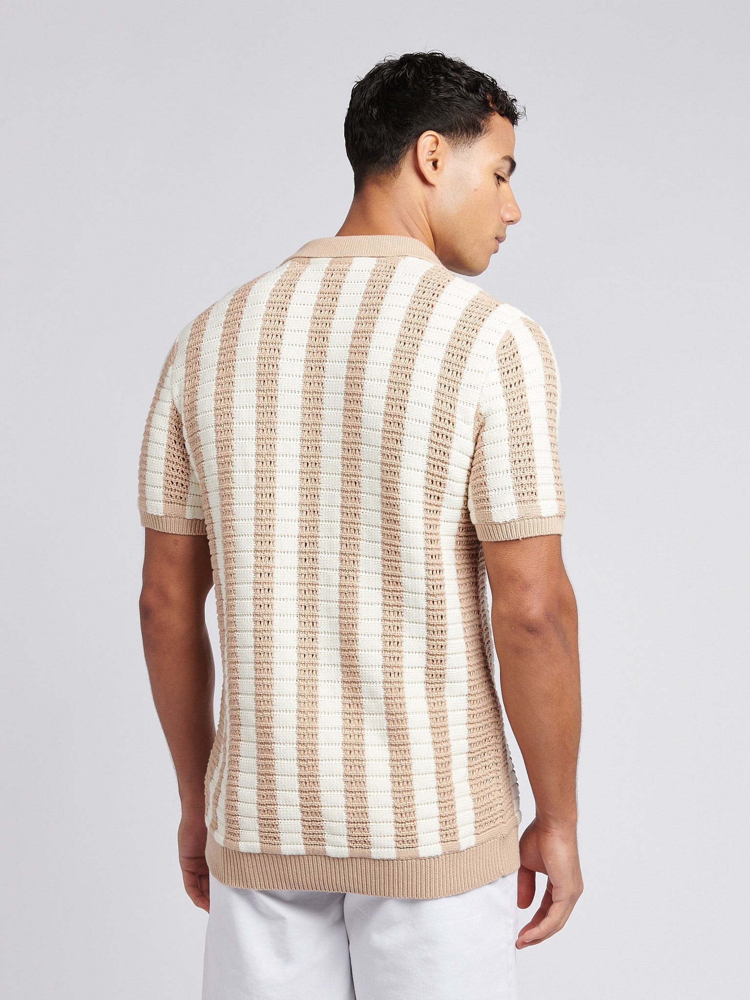 Offenes Strick-Polo — Doeskin