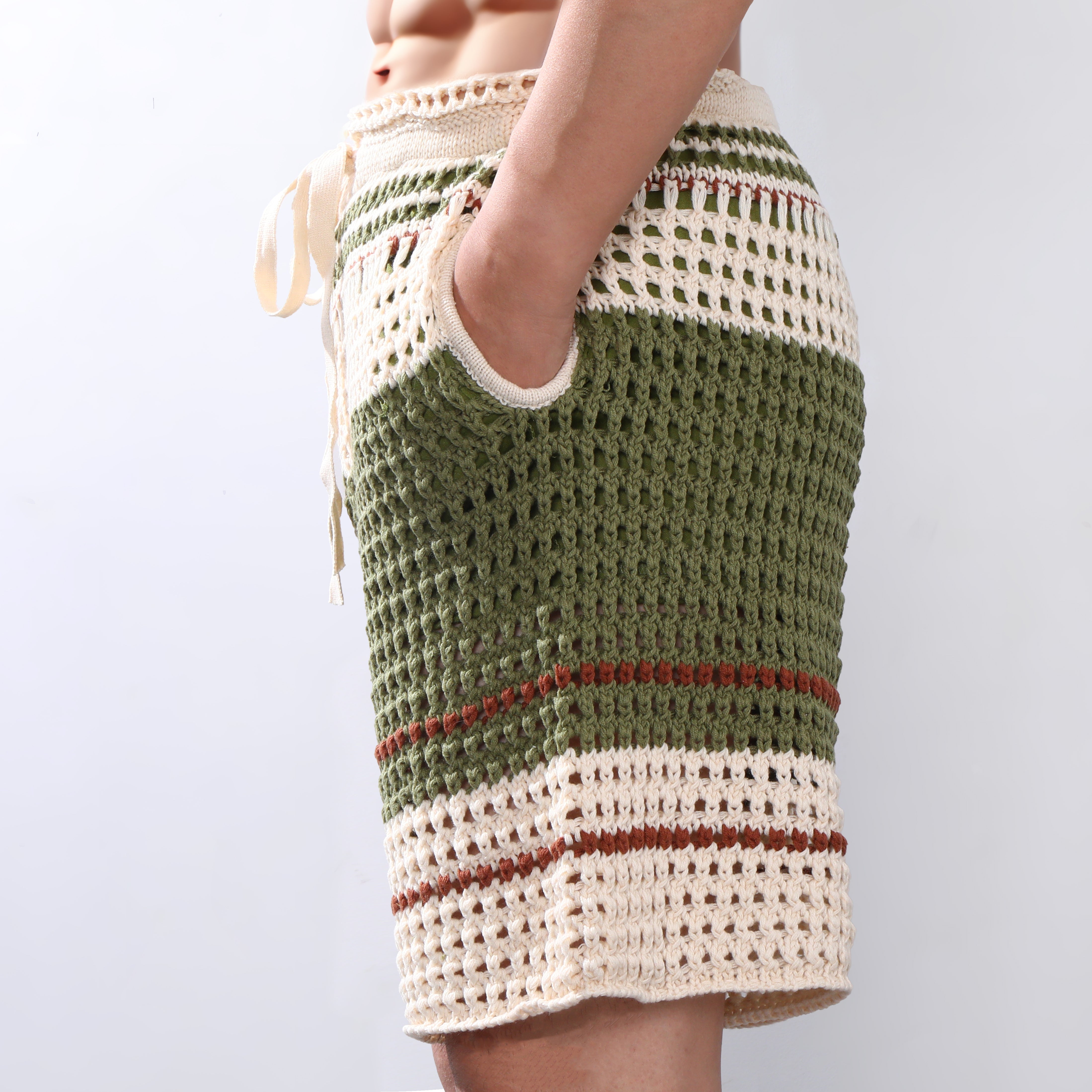 Geflochtene Schnur Club Shorts