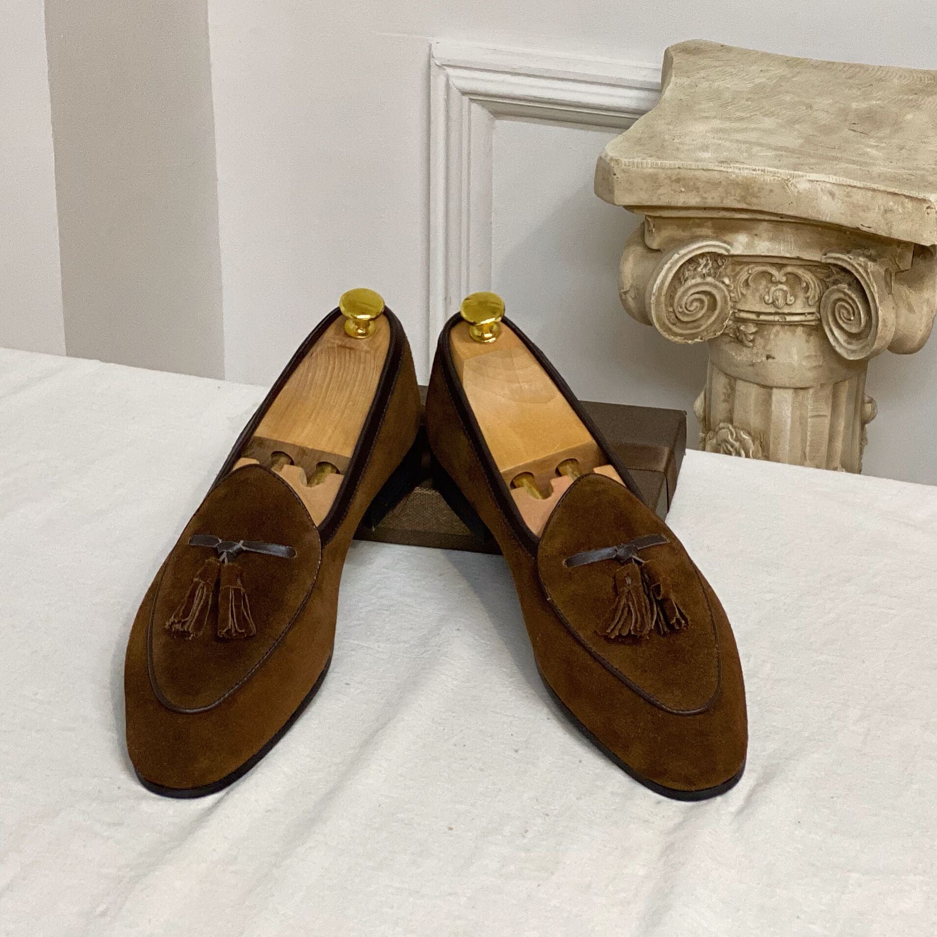 Monte-Carlo Yacht Wildleder Quasten Slipper