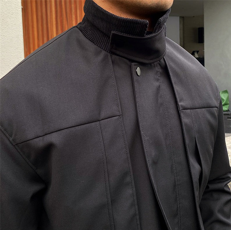 Windsor Corduroy Kragen Windbreaker Jacke