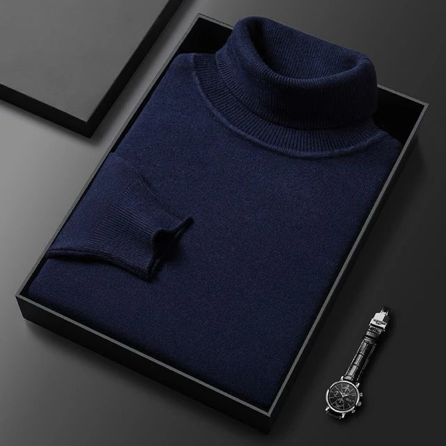 Signature Kaschmir Rollkragenpullover