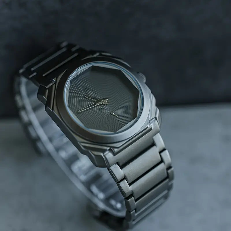 Meridian Stahl Uhr