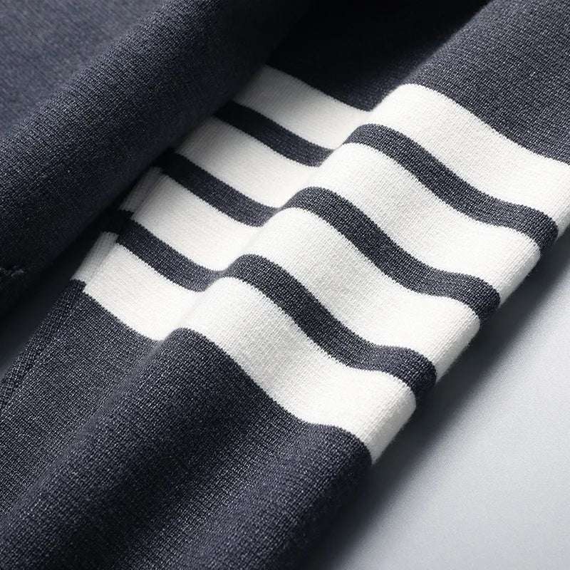 Heritage Wolle Streifen Cardigan