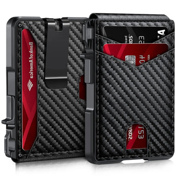 Men's Tactical Bifold Wallet RFID Blocking